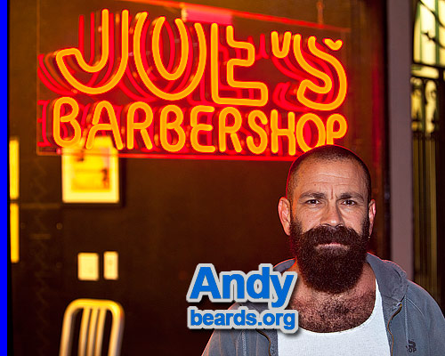 Andy at Joe's Barbershop.