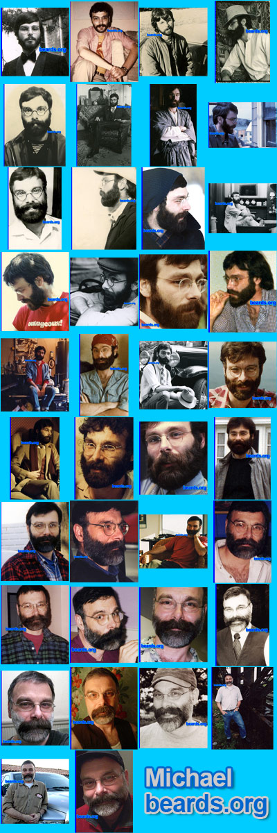 click to go to Michael's beard history photo album click to go to Michael's beard history photo album