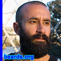 photo of Chris' excellent beard