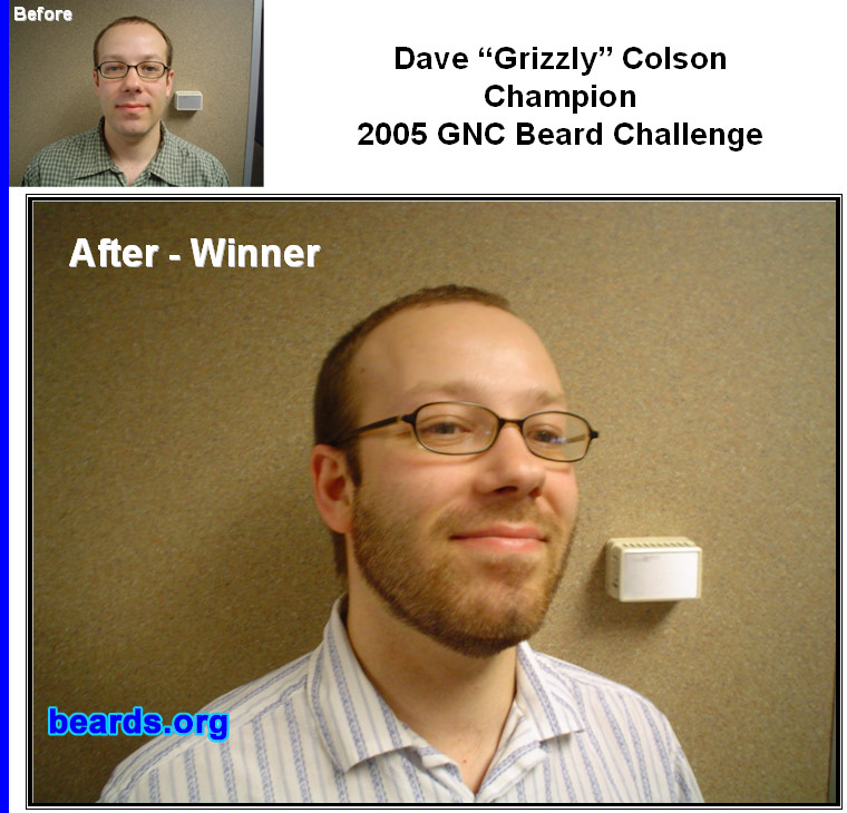 The CHAMPION of the 2005 GNC Beard Challenge
