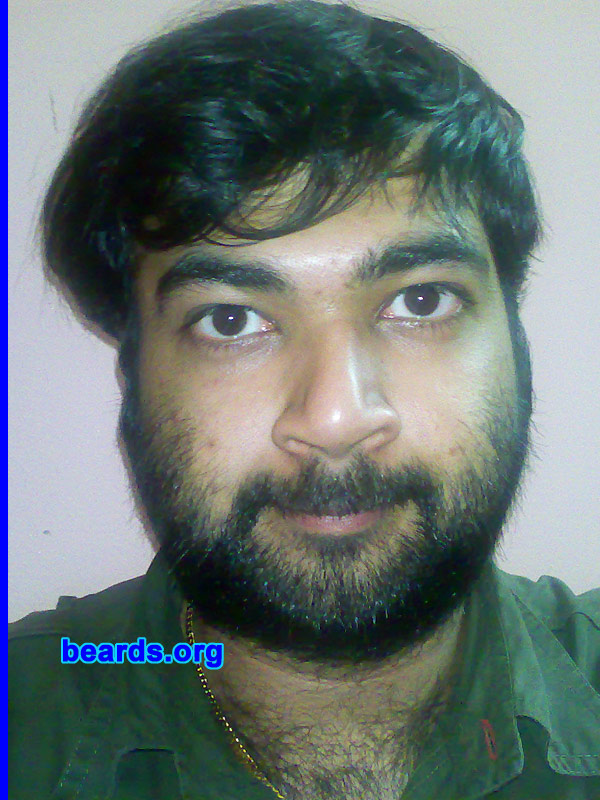 Bharat S.
Bearded since: 2009.  I am an experimental beard grower.

Comments:
I grew my beard for the experience. Received a lot of compliments for this full beard.

How do I feel about my beard?  It's awesome.  Makes me look cool.
Keywords: full_beard