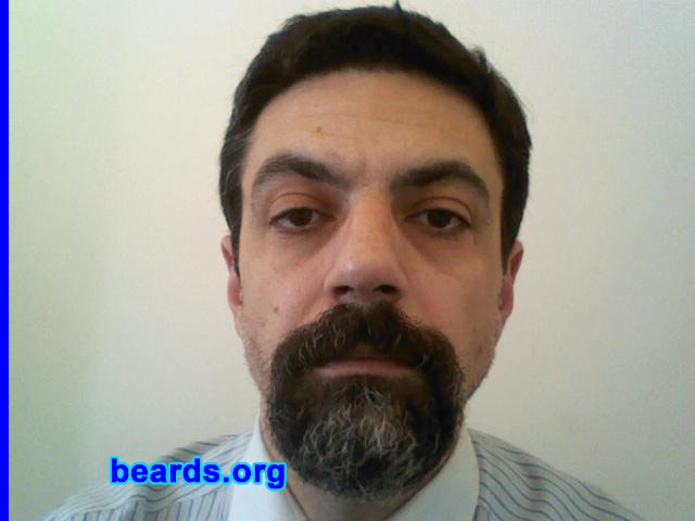 Luis
Bearded since: 1990. I am a dedicated, permanent beard grower.

Comments:
I grew my beard because I've loved to have a beard since I was a child.  I love it, the way it makes me look. It's my personality.

How do I feel about my beard? I do like it.  But I prefer a "prophet's" beard.  I like the full beard, but I'm goateed 'cause I've got not so thick sideburns.
Keywords: goatee_mustache