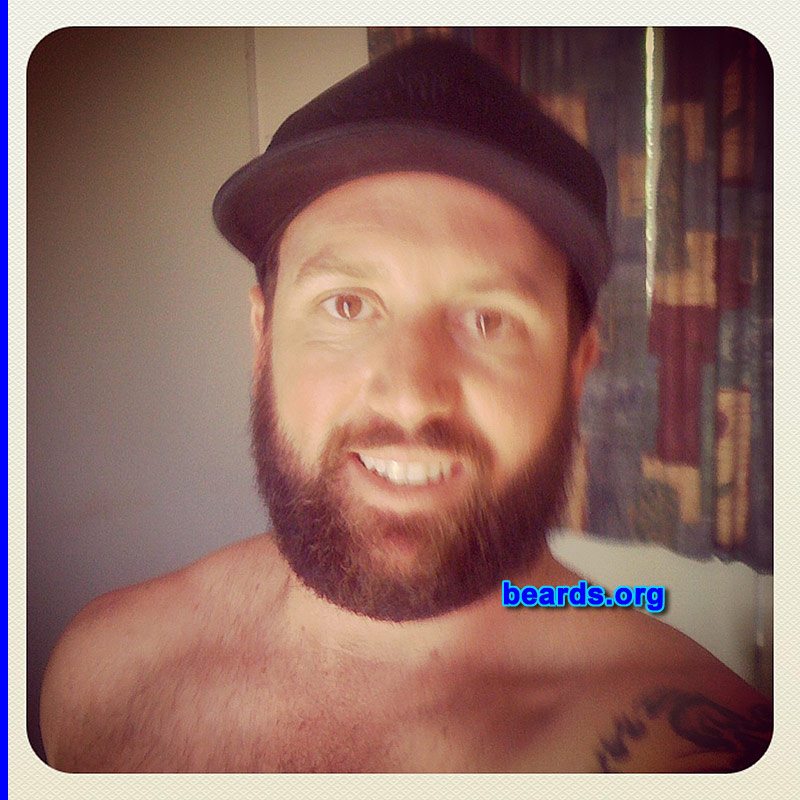Nate
Bearded since: 2012. I am a dedicated, permanent beard grower.

Comments:
Why did I grow my beard? Because shaving is for women.

How do I feel about my beard? Excited.
Keywords: full_beard