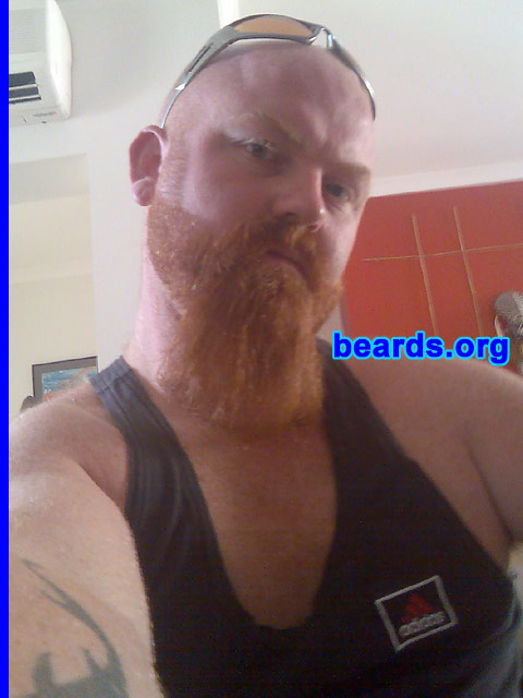 Vaun S.
Bearded since: 2006.  I am a dedicated, permanent beard grower.

Comments:
I grew my beard because I wanted to be me....never grew it too long.  Now I'm lovin' it very much...

How do I feel about my beard?  Love it.
Keywords: goatee_mustache