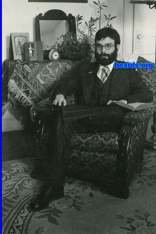 Michael
1974 -- Wide tie: Wearing a suit gave my beard a certain panache. I'm not sure about those glasses. 

[b]Go to [url=http://www.beards.org/beard03.php]Michael's beard feature[/url][/b].
Keywords: full_beard