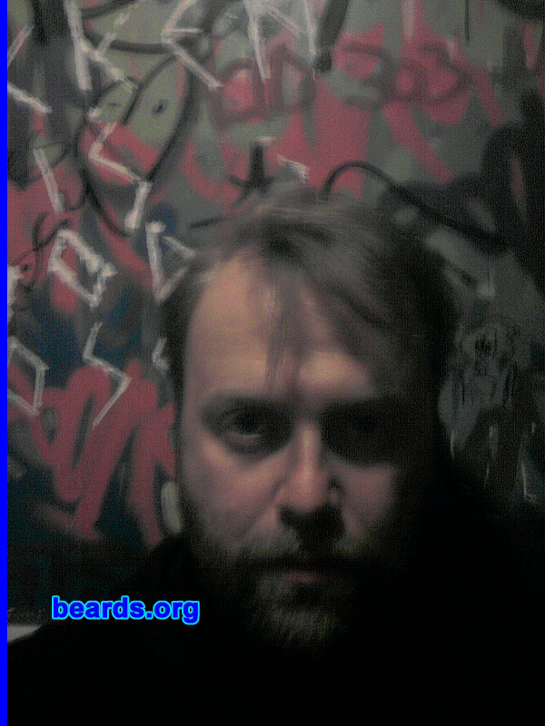 Erik
Bearded since: 2003.  I am an occasional or seasonal beard grower.

Comments:
I grew my beard because it feels good to have a beard and also because my girlfriend likes it a lot. :-)

How do I feel about my beard?  Very good because I am able to have a full beard.
Keywords: full_beard