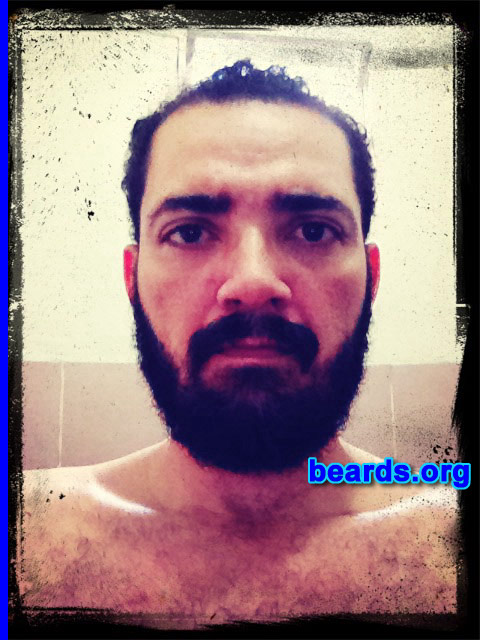 Jean Carlos
Bearded since: 2013. I am an occasional or seasonal beard grower.

Comments:
Why did I grow my beard? Always liked, now I think I am going to let grow for a few years.

How do I feel about my beard? Almost like it.  It has some places where the beard didn't grow.
Keywords: full_beard