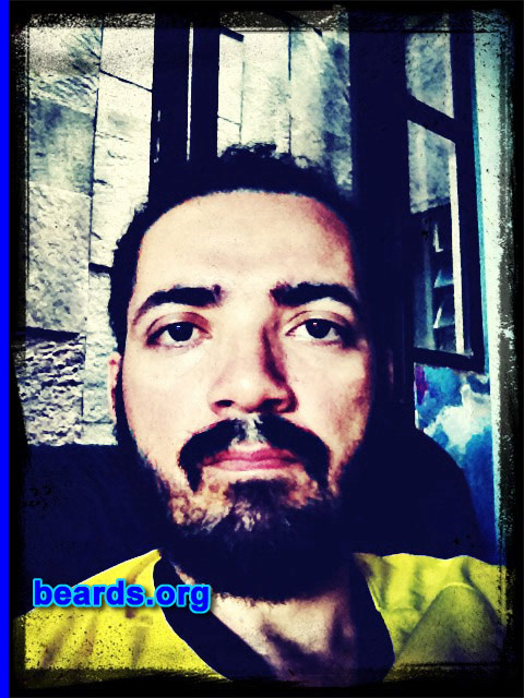 Jean Carlos
Bearded since: 2013. I am an occasional or seasonal beard grower.

Comments:
Why did I grow my beard? Always liked, now I think I am going to let grow for a few years.

How do I feel about my beard? Almost like it.  It has some places where the beard didn't grow.
Keywords: full_beard