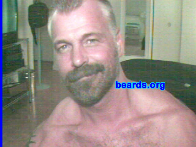 Paul
Bearded since: 1998.  I am an occasional or seasonal beard grower.

Comments:
I was never allowed to have facial hair in my younger years because I was a model.  And having a beard in that profession was a no-no!!!  As soon as I retired from modeling, I started experimenting with my facial hair.  I was lucky as my beard seemed to grow very quickly.
 
How do I feel about my beard? I loved it in my earlier years before I started to go gray! I have a really thick beard, especially around the mustache area.
Keywords: full_beard