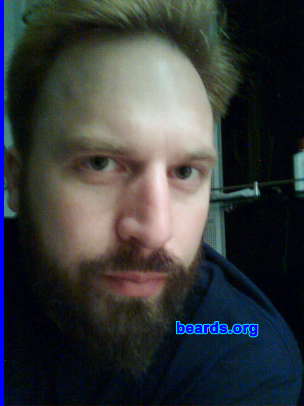 John
Bearded since: 2009.  I am a dedicated, permanent beard grower.

Comments:
I grew my beard because I was tired of being so pretty.

How do I feel about my beard? I love all beards regardless of type and one's genetic predisposition for growing one. It says something about a man who is willing to grow his beard these days.
Keywords: full_beard