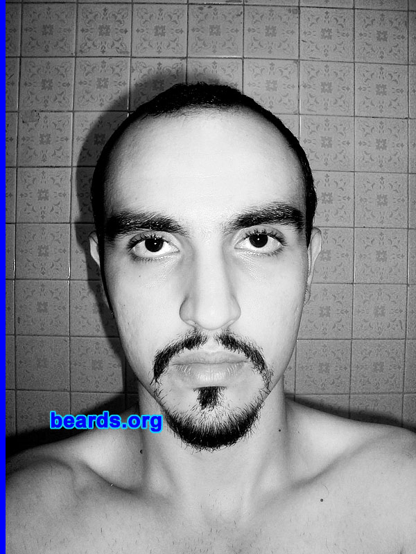 Guillermo A.
Bearded since: 2010. I am an occasional or seasonal beard grower.

Comments:
I grew my beard because it makes you feel great.

How do I feel about my beard?  It is not the best. But I am happy with the beard I can grow.
Keywords: goatee_mustache