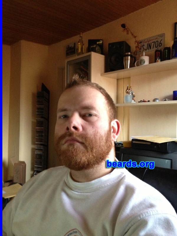 Markus
Bearded since: 2012. I am an experimental beard grower.

Comments:
I grew my beard because I want to show respect to those Special Forces guys and every military member!

How do I feel about my beard? It makes me feel better and gives me more self-confidence.
Keywords: full_beard