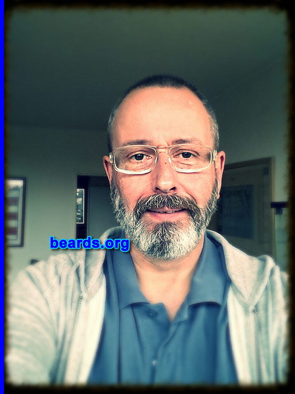 Manni
Bearded since: 1977. I am an experimental beard grower.

Comments:
Why did I grow my beard?  Simply because I am better looking with a beard.

How do I feel about my beard?  Super good. :-)  Great!  Wonderful!
Keywords: full_beard