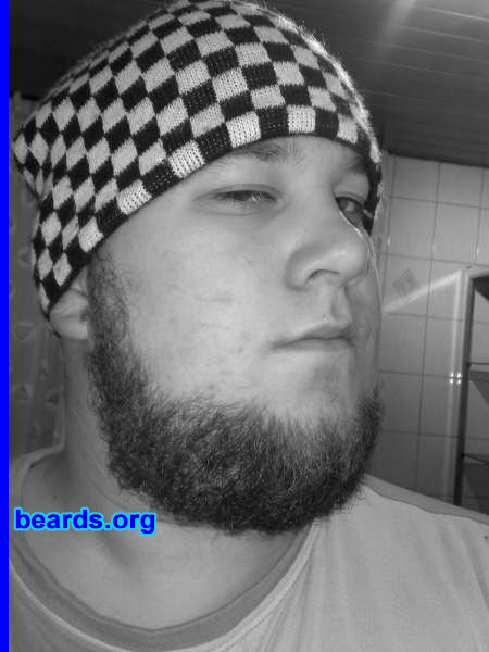 Philippe Bartz
Bearded since: 2008. I am an experimental beard grower.

Comments:
I grew my beard because I look better with a beard than without.

How do I feel about my beard? It's a nice beard and I love it. xD
Keywords: chin_curtain