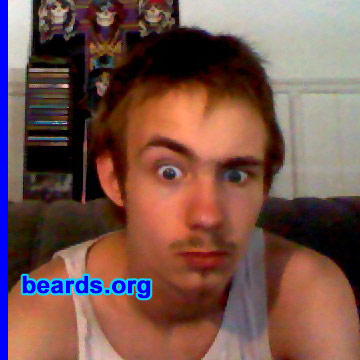 Benjamin R.
Bearded since: 2008.  I am a dedicated, permanent beard grower.

Comments:
I would try and get a new look and I really liked my new look after I had grown my beard.

How do I feel about my beard? I feel it has been a part of my personality after I got it.
Keywords: chin_strip goatee_only mustache