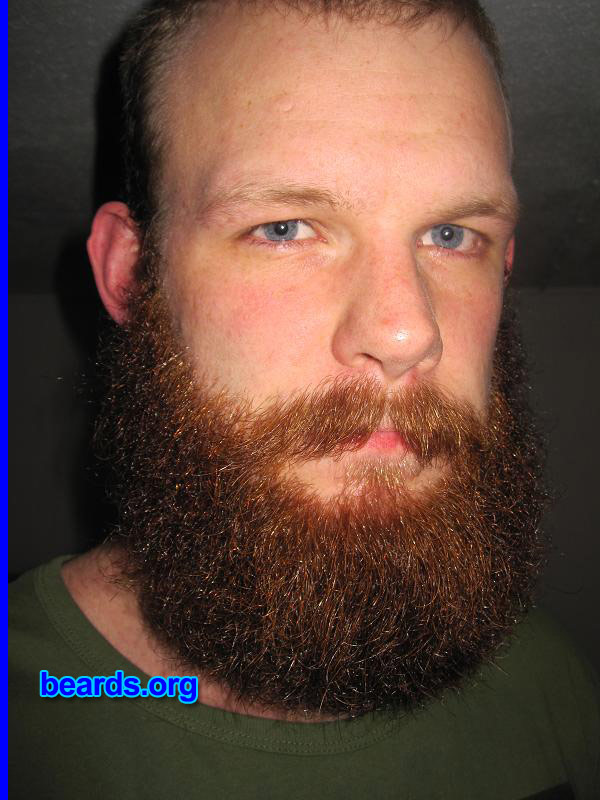 Johannes W.
Bearded since: 2013. I am a dedicated, permanent beard grower.

Comments:
Why did I grow my beard? My father had a great big beard when he was my age. He passed on the genetics to me.  So I saw no other way than for myself to grow one like him.

How do I feel about my beard? It is great: shiny and healthy. It gets me some attention, which is nice. All in all, it's a great experience.
Keywords: full_beard