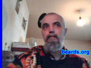 Christophe N.
Bearded since: 1993. I am a dedicated, permanent beard grower.

Comments:
I grew my beard because bearded men have more sex appeal.

How do I feel about my beard? Not bad. Just wish it were even stronger and longer.
Keywords: full_beard