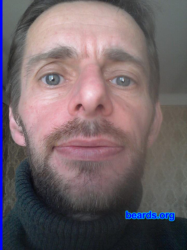 Joe B.
Bearded since: 2014. I am an experimental beard grower.

Comments:
Why did I grow my beard? I wanted to assert myself more as a man.

How do I feel about my beard? People look at me differently.
Keywords: full_beard