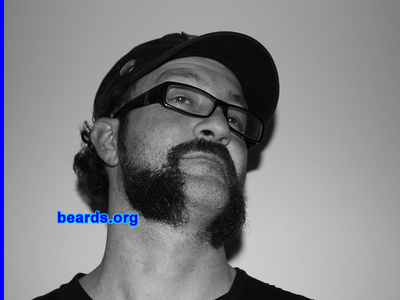 Kefa
Bearded since: 1993. I am a dedicated, permanent beard grower.

Comments:
Why did I grow my beard? It's my coquetry.  That's all...

How do I feel about my beard? Love it.  But want to change, actually.  I don't know yet exactly what to do!
Keywords: mutton_chops