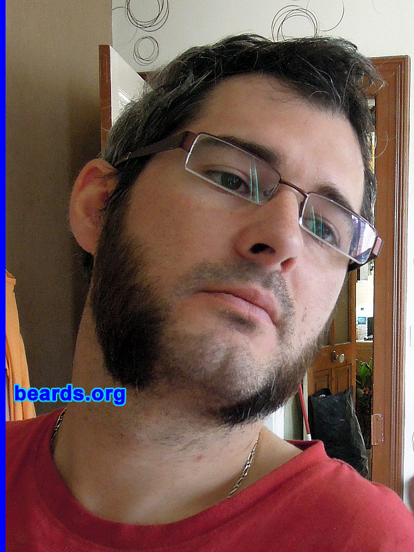 Nico
I am a dedicated, permanent beard grower.

Comments:
I love having a beard, but my wife and my little boy hate it!!
Keywords: mutton_chops