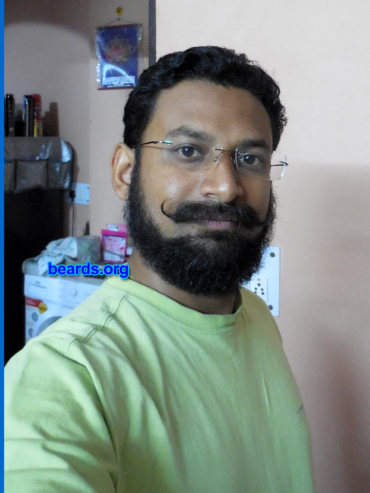 Amitprasad
Bearded since: 2014. I am an experimental beard grower.

Comments:
Why did I grow my beard? Inspired by "beards.org", I started growing my beard since Jan 2014. The tips given under "growing a beard" section are very helpful.

How do I feel about my beard? Growing a handlebar is my obsession and growing beard is inspired by beards.org.
Keywords: mustache chin_curtain