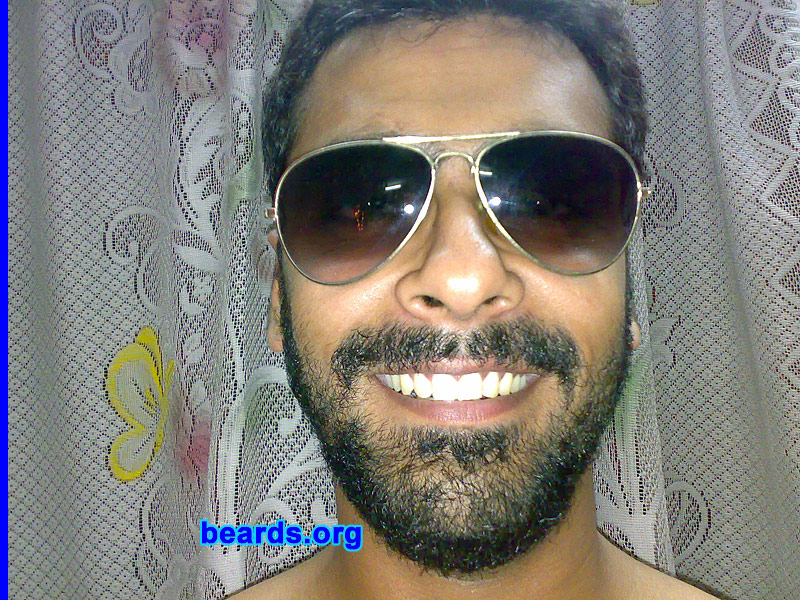 Dinesh Vasudevan
Bearded since: May 2008.  I am an occasional or seasonal beard grower.

Comments:
Why did I grow my beard?  Experimental.  Then just felt really good.

How do I feel about my beard?  Great. I would like to be a permanent Beardy!
Keywords: full_beard
