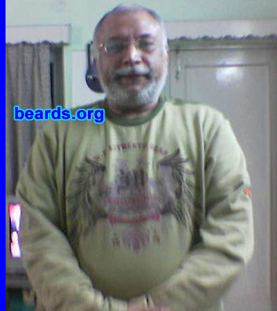 Rajni Kant
Bearded since: 2007.  I am an experimental beard grower.

Comments:
I had fracture of my leg. I could not shave. So I grew my beard.

How do I feel about my beard?  It has been two months and I am quite satisfied.
Keywords: full_beard