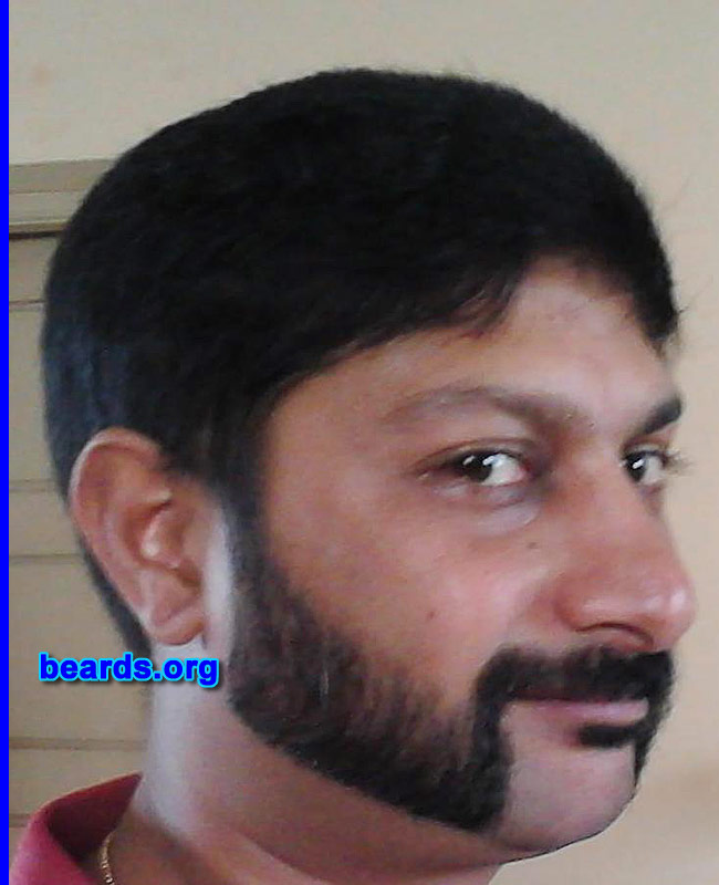 Suhas
Bearded since: 2000. I am an occasional or seasonal beard grower.

Comments:
Why did I grow my beard? Always wanted to grow a full beard and try different styles. Now I got the chance.

How do I feel about my beard? Fantastic and it is like a friend.
Keywords: soul_patch mutton_chops