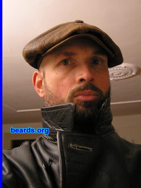 Gil
Bearded since: 1989. I am a dedicated, permanent beard grower.

Comments:
I grew my beard because l always liked to see it on other men. I think it looks very attractive, masculine, and sympathetic. I liked also beards on historic portraits (Renaissance, for example, or 19th century) or in other cultures. Gives the image of masculinity and keeping what Nature has given to us. For me it's also a synonym of independence and freedom. I like also very much the combination of shaved head and facial hair.

I started with a goatee, then changed to beard then goatee and back to beard....as it is very curly as my hair was, it appears sometimes difficult to grow it longer, usually I trim it between 4 and 7mm. But I like it and would not like to shave it away.
Keywords: full_beard