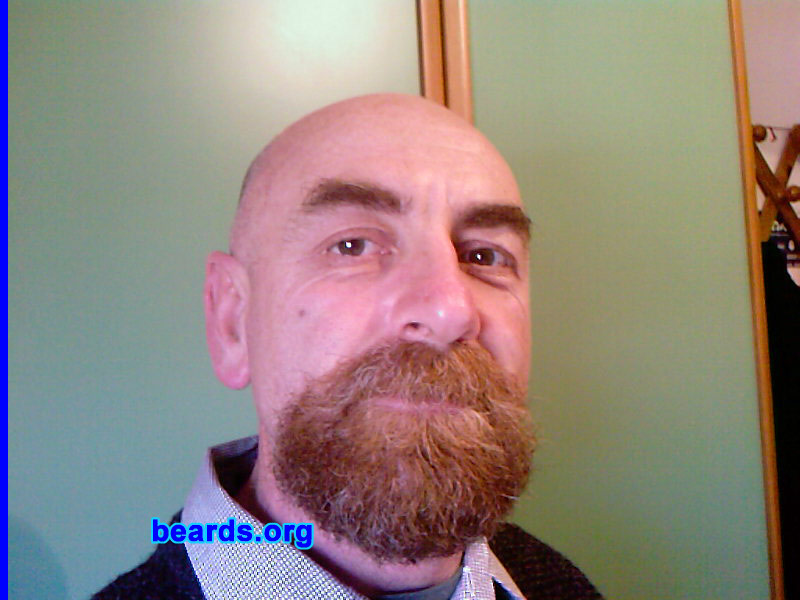 Leo
Bearded since: 1986.  I am a dedicated, permanent beard grower.

Comments:
I grew my beard because I like it.

How do I feel about my beard?  Nice.
Keywords: goatee_mustache