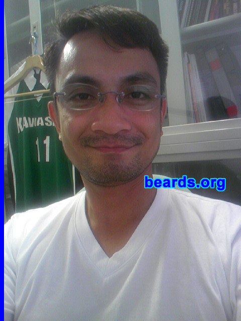 Jun
Bearded since: 2008.  I am an experimental beard grower.

Comments:
I grew my beard because beard-growing is a childhood dream.  But I never had the chance 'til now.

How do I feel about my beard?  It speaks many things about me.
Keywords: full_beard