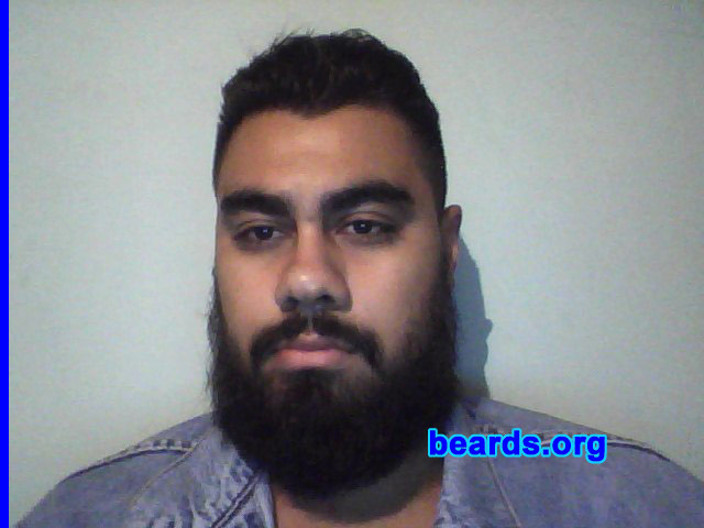 Aldo M.
Bearded since: 2012. I am an occasional or seasonal beard grower.

Comments:
Why did I grow my beard?  Well, I'm twenty-five and at least two times for year I let my beard grow.  So this time I wanted to share it with the world.

How do I feel about my beard? I'm proud and it feels good.  People on the street notice it and that's cool.
Keywords: full_beard