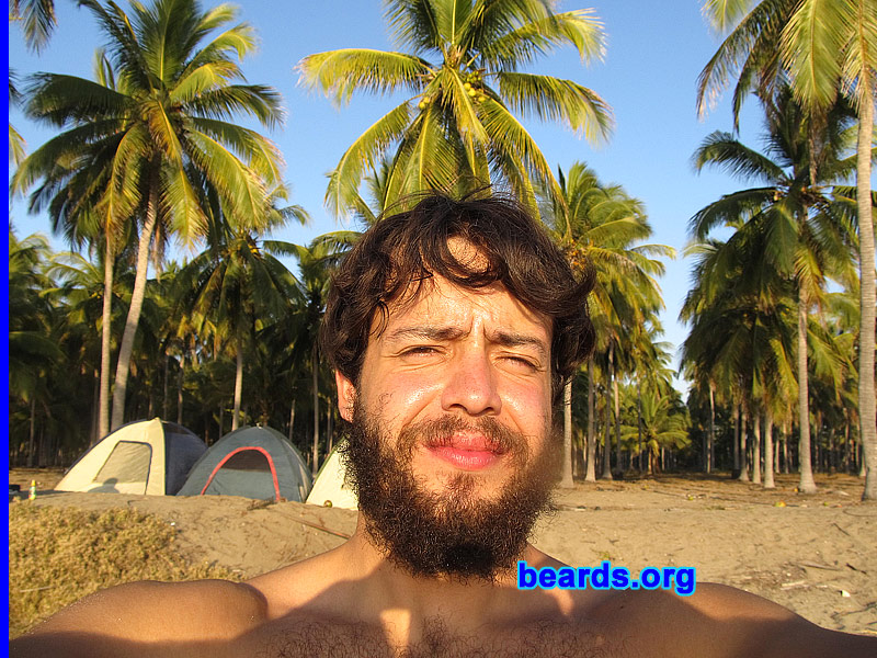 Bernardo T.
Bearded since: 2011. I am an experimental beard grower.

Comments:
I grew my beard 'cause I want to be Gandalf.

How do I feel about my beard? Absolutely great!!
Keywords: full_beard