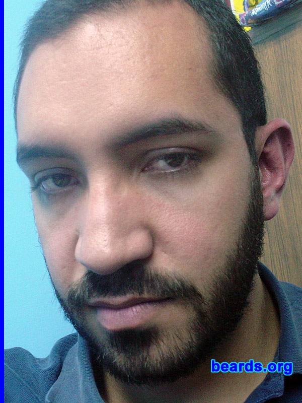 Ezequiel "the Mexican beard"
Bearded since: 2008.  I am a dedicated, permanent beard grower.

Comments:
I grew my beard because I consider the beard to be a symbol of a real man.  Also, my Jewish-Arab origins gave me the confidence to try growing a beard.

How do I feel about my beard?  It is vicious.  I love it. I don't want to shave it ever again, just take care of it.
Keywords: full_beard