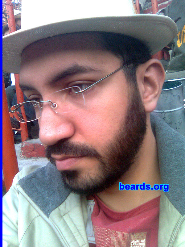 Ezequiel "the Mexican beard"
Bearded since: 2008.  I am a dedicated, permanent beard grower.

Comments:
I grew my beard because I consider the beard to be a symbol of a real man.  Also, my Jewish-Arab origins gave me the confidence to try growing a beard.

How do I feel about my beard?  It is vicious.  I love it. I don't want to shave it ever again, just take care of it.
Keywords: full_beard