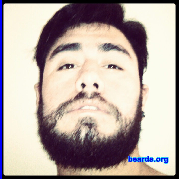 Edson Josimar H.
Bearded since: July 5, 2012. I am an occasional or seasonal beard grower.

Comments:
I have always experimented with different kinds of beards.  I like the image of manliness and superiority that the beard projects to people!

How do I feel about my beard? Excellent!  I love my beard!
Keywords: full_beard