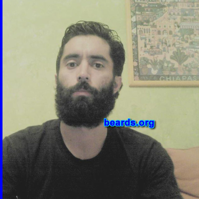 Paco
Bearded since: 2013. I am a dedicated, permanent beard grower.

Comments:
Why did I grow my beard? Because it is natural.

How do I feel about my beard? Feels good!
Keywords: full_beard