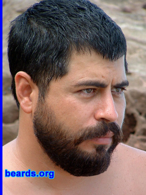 Rafael
Bearded since: 1990.  I am a dedicated, permanent beard grower.

Comments:
I grew my beard because it's a masculinity sign!

How do I feel about my beard?  Proud!
Keywords: full_beard