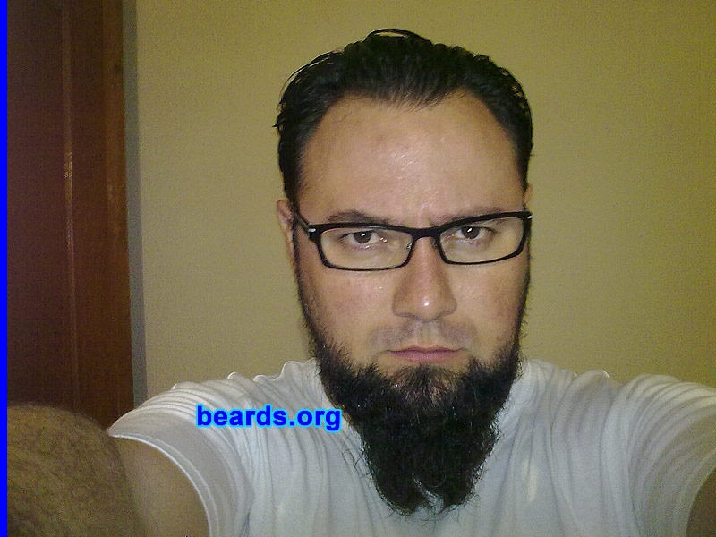 Ricardo G.
Bearded since: 2011. I am an experimental beard grower.

Comments:
I grew my beard because I'm searching for a new look and beard is a perfect option.

How do I feel about my beard?  I feel awesome. It's a lifestyle!!!
Keywords: chin_curtain