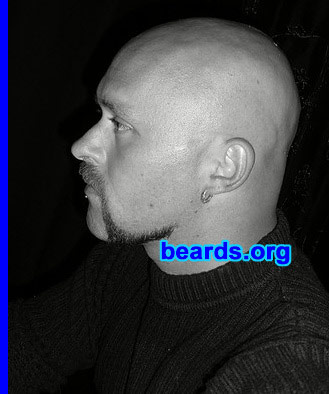 Roger K.
Bearded since: 1999. I am a dedicated, permanent beard grower.

Comments:
I grew my beard because it looks wiser, older, and it adds some originality to your looks...and just because I like it!

How do I feel about my beard?  Love it.  Love to change it every now and then.
Keywords: mutton_chops