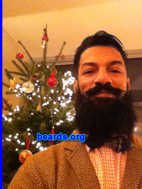 Ricardo A.
Bearded since: 2013. I am a dedicated, permanent beard grower.

Comments:
Why did I grow my beard?  It was something in memory of my grandparents.  It turned out as something that I should have done before.

How do I feel about my beard?  I'm in love with my beard.
Keywords: Ricardo A.