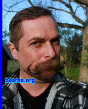 Svein
Bearded since: 2007.  I am a dedicated, permanent beard grower.

Comments:
I grew my beard because I love facial hair. Love to play with it and use my homemade mustache wax.

How do I feel about my beard? Great new experience!!
Keywords: goatee_mustache