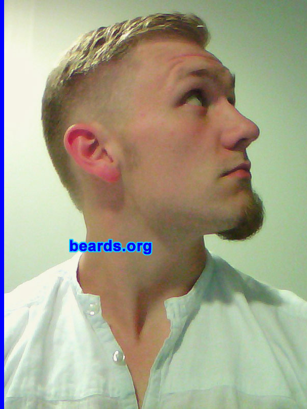 Tord G.
Bearded since: 2005. I am an experimental beard grower.

Comments:
I grew my beard simply because I like beards.

How do I feel about my beard? I would feel naked without it. 
Keywords: goatee_only