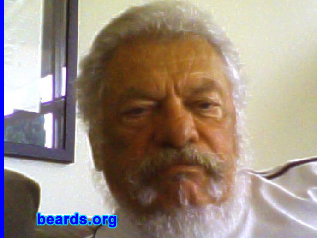 Bernard S.
Bearded since: 2004.  I am a dedicated, permanent beard grower.

Comments:
I grew my beard to match my motorbike.

How do I feel about my beard? Fine.
Keywords: full_beard