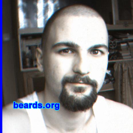 Mirek
Bearded since: 2003. I am a dedicated, permanent beard grower.

Comments:
I grew my beard because I always wanted to have one, 'cause I think beards are cool :)

How do I feel about my beard? I like it. It makes me feel good. :) 
Keywords: goatee_mustache