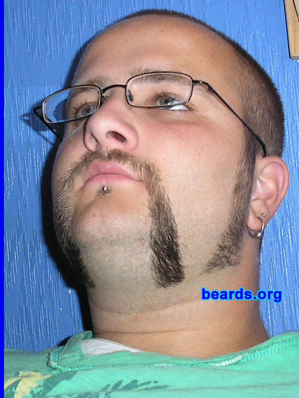 Andrew H.
Bearded since: 1995.  I am a dedicated, permanent beard grower.

Comments:
I grew my beard because I Like to stand out in a crowd.

How do I feel about my beard?  Awesome!
Keywords: soul_patch mustache sideburns