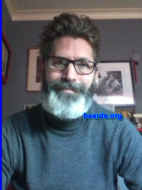 Adrian S.
Bearded since: 2012. I am a dedicated, permanent beard grower.

Comments:
Why did I grow my beard?  I wanted to see how I would look.

How do I feel about my beard? Wouldn't be with out it. I like everything about it 
Keywords: full_beard