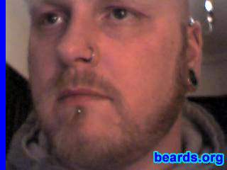 Clark Campbell
Bearded since: 2001.  I am a dedicated, permanent beard grower.

Comments:
I started off with a goatee and liked how it looked, so I let the rest just fill in.   These are old pictures showing the different stages.

How do I feel about my beard?  It makes me feel better by hiding my chin, which I hate.
Keywords: full_beard