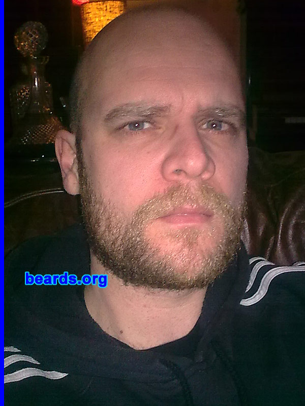 Chris
Bearded since: 2008.  I am a dedicated, permanent beard grower.

Comments:
I have always had long stubble, but my wife convinced me to grow my beard.  I think I look better with a beard than without.

How do I feel about my beard? I like it. It does take dedication, though, as I have always gotten to the itchy stage and then shaved it off. My new year's resolution is not to shave it off in 2010...  Let's see...
Keywords: full_beard