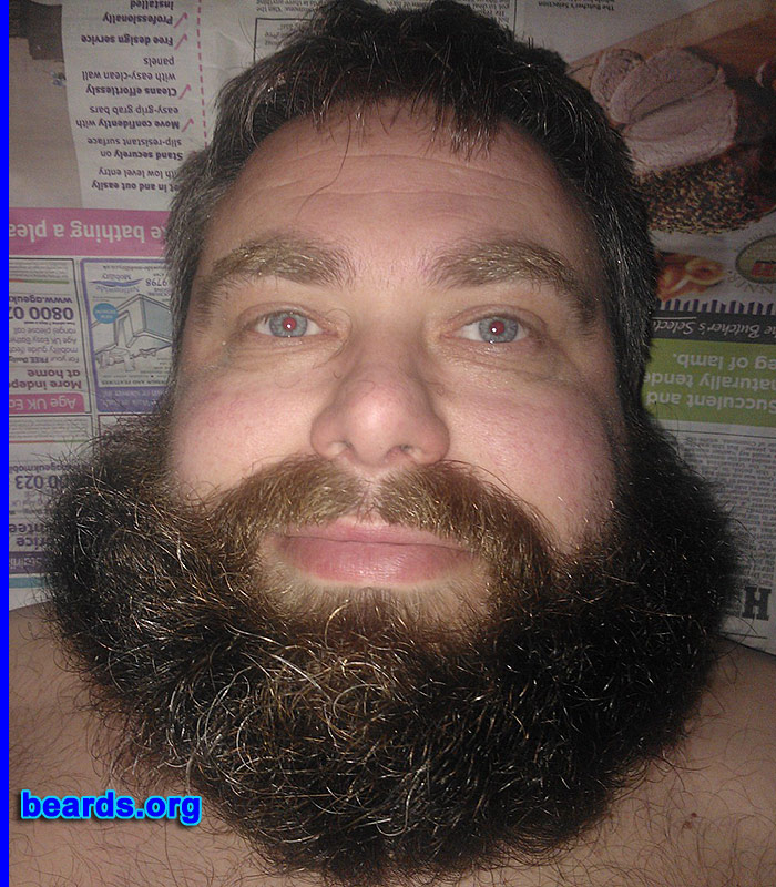 David B.
Bearded since: 2012. I am a dedicated, permanent beard grower.

Comments:
Why did I grow my beard? I've always had a trimmed beard but now growing it long for charity.

How do I feel about my beard? It's amazing.
Keywords: full_beard